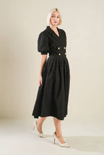 Load image into Gallery viewer, CONSTANTLY TRENDY WOVEN MIDI DRESS
