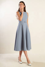 Load image into Gallery viewer, LIVING THE DREAM WOVEN MIDI DRESS

