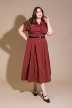 Load image into Gallery viewer, PERFECT BALANCE WOVEN MIDI DRESS
