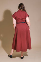 Load image into Gallery viewer, PERFECT BALANCE WOVEN MIDI DRESS

