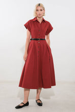 Load image into Gallery viewer, PERFECT BALANCE WOVEN MIDI DRESS
