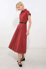 Load image into Gallery viewer, PERFECT BALANCE WOVEN MIDI DRESS
