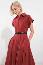 Load image into Gallery viewer, PERFECT BALANCE WOVEN MIDI DRESS

