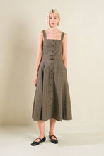 Load image into Gallery viewer, HAPPY CHANCE WOVEN MIDI DRESS
