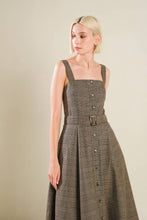 Load image into Gallery viewer, HAPPY CHANCE WOVEN MIDI DRESS
