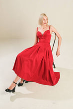 Load image into Gallery viewer, DREAM KEEPER WOVEN MIDI DRESS
