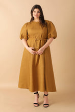 Load image into Gallery viewer, CAN'T STOP ME WOVEN MIDI DRESS
