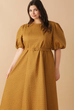 Load image into Gallery viewer, CAN'T STOP ME WOVEN MIDI DRESS
