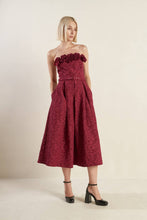Load image into Gallery viewer, GLORIOUS SHINE WOVEN MIDI DRESS
