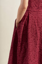 Load image into Gallery viewer, GLORIOUS SHINE WOVEN MIDI DRESS
