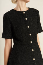 Load image into Gallery viewer, SOMETHING MORE TWEED WOVEN MIDI DRESS

