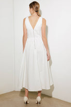 Load image into Gallery viewer, FANCIFUL ESCAPES WOVEN MIDI DRESS
