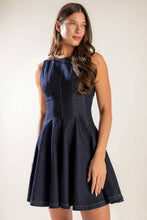 Load image into Gallery viewer, CLASSICAL BALLET DENIM MINI DRESS
