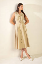 Load image into Gallery viewer, IDEAL APPROACH WOVEN MIDI DRESS

