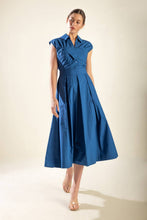 Load image into Gallery viewer, DREAMY IMPRESSION WOVEN MIDI DRESS
