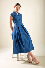 Load image into Gallery viewer, DREAMY IMPRESSION WOVEN MIDI DRESS
