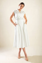 Load image into Gallery viewer, DREAMY IMPRESSION WOVEN MIDI DRESS
