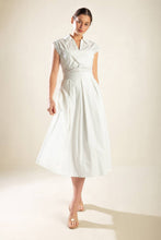 Load image into Gallery viewer, DREAMY IMPRESSION WOVEN MIDI DRESS
