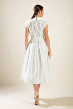 Load image into Gallery viewer, DREAMY IMPRESSION WOVEN MIDI DRESS
