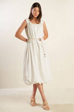 Load image into Gallery viewer, RIVERSIDE SIPS WOVEN MIDI DRESS

