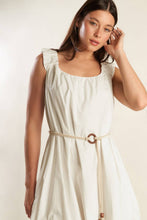 Load image into Gallery viewer, RIVERSIDE SIPS WOVEN MIDI DRESS
