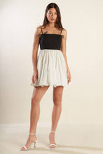 Load image into Gallery viewer, PATIO SENSETS WOVEN COMBINATION MINI DRESS

