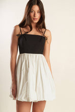 Load image into Gallery viewer, PATIO SENSETS WOVEN COMBINATION MINI DRESS
