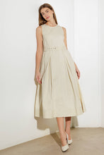 Load image into Gallery viewer, OVER THE WATERS WOVEN MIDI DRESS
