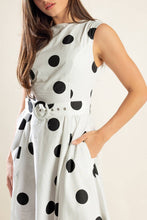Load image into Gallery viewer, ECHOING FJORD WOVEN MIDI DRESS
