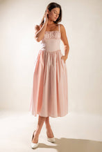 Load image into Gallery viewer, EASILY LOVED WOVEN MIDI DRESS
