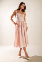 Load image into Gallery viewer, EASILY LOVED WOVEN MIDI DRESS
