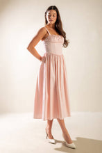 Load image into Gallery viewer, EASILY LOVED WOVEN MIDI DRESS
