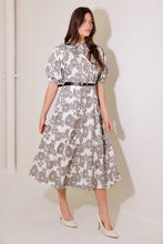 Load image into Gallery viewer, TIME AFTER TIME WOVEN MIDI DRESS
