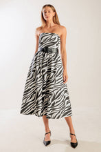 Load image into Gallery viewer, NOT SO ORDINARY WOVEN MIDI DRESS
