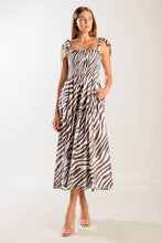 Load image into Gallery viewer, DANCING WITH THE WOVEN MIDI DRESS
