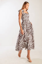 Load image into Gallery viewer, DANCING WITH THE WOVEN MIDI DRESS
