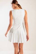 Load image into Gallery viewer, NO COMPARISON WHITE WOVEN MINI DRESS
