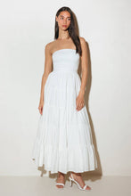 Load image into Gallery viewer, NEO BREEZE WHITE MIDI DRESS
