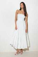 Load image into Gallery viewer, NEO BREEZE WHITE MIDI DRESS
