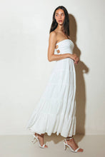 Load image into Gallery viewer, NEO BREEZE WHITE MIDI DRESS
