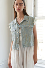 Load image into Gallery viewer, BLESSED LIFT DENIM VEST
