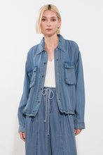 Load image into Gallery viewer, ACTIVE VIBE TENCEL DENIM JACKET
