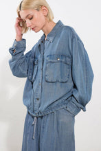Load image into Gallery viewer, ACTIVE VIBE TENCEL DENIM JACKET
