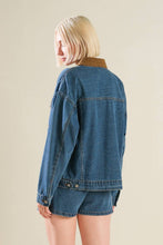 Load image into Gallery viewer, LIVIN' MY BEST LIFE DENIM JACKET
