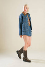 Load image into Gallery viewer, LIVIN' MY BEST LIFE DENIM JACKET
