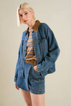 Load image into Gallery viewer, LIVIN' MY BEST LIFE DENIM JACKET
