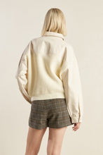 Load image into Gallery viewer, GO-GETTER GIRL SWEATER TWILL JACKET
