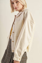 Load image into Gallery viewer, GO-GETTER GIRL SWEATER TWILL JACKET
