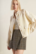 Load image into Gallery viewer, GO-GETTER GIRL SWEATER TWILL JACKET
