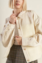 Load image into Gallery viewer, GO-GETTER GIRL SWEATER TWILL JACKET

